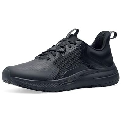 Shoes for Crews – Baskets de sécurité antidérapantes et Confortables pour Homme en Commerce, santé et logistique – Modèle Crossing - Publicité Shoes for Crews – Baskets de sécurité antidérapantes et Confortables pour Homme en Commerce, santé et logistique – Modèle Crossing - Publicité
