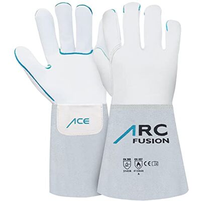 ACE ARC Fusion Gants de protection en cuir pour soudeur EN 388/12477-10/XL - Publicité ACE ARC Fusion Gants de protection en cuir pour soudeur EN 388/12477-10/XL - Publicité