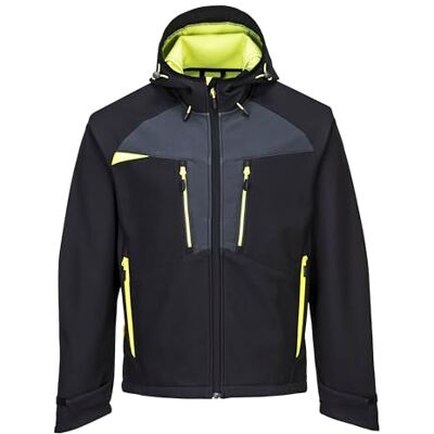 Portwest DX474 Veste Softshell DX4 Tissu Contrastant Intérieur À Capuche - Publicité Portwest DX474 Veste Softshell DX4 Tissu Contrastant Intérieur À Capuche - Publicité