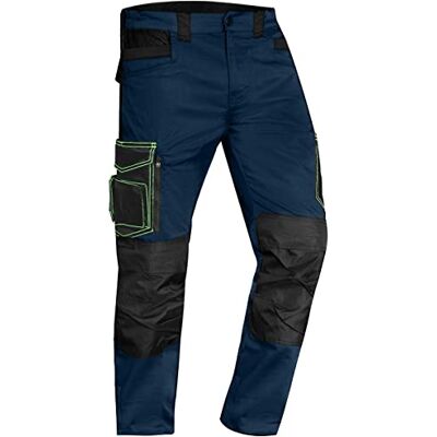ACE Pantalon de Travail Genesis pour Homme Pantalon Cargo avec Ceinture Élastique Multipoche- Bleu foncé 60 - Publicité ACE Pantalon de Travail Genesis pour Homme Pantalon Cargo avec Ceinture Élastique Multipoche- Bleu foncé 60 - Publicité