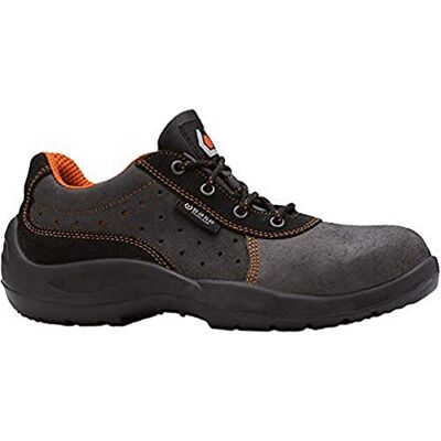 Base Protection , Franklin Chaussure de Sécurité pour Femmes et Hommes, Gris et Orange, Taille 35 - Publicité Base Protection , Franklin Chaussure de Sécurité pour Femmes et Hommes, Gris et Orange, Taille 35 - Publicité