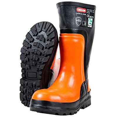 Oregon Yukon Bottes en Caoutchouc avec Protège-Orteils en Acier pour Tronçonneuse (Pointure 41) - Publicité Oregon Yukon Bottes en Caoutchouc avec Protège-Orteils en Acier pour Tronçonneuse (Pointure 41) - Publicité
