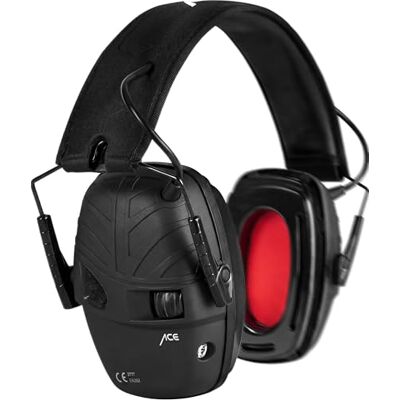 ACE Alpha Capsule Protection auditive – Protections auriculaires actives pour travail/chasse/tir – EN 352 – Noir - Publicité ACE Alpha Capsule Protection auditive – Protections auriculaires actives pour travail/chasse/tir – EN 352 – Noir - Publicité