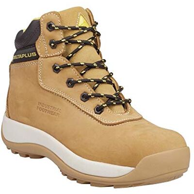 Deltaplus Delta Plus Chaussures – Chaussures montantes croûte de cuir nubuck Saga S3 SRC beige taille 45 - Publicité Deltaplus Delta Plus Chaussures – Chaussures montantes croûte de cuir nubuck Saga S3 SRC beige taille 45 - Publicité