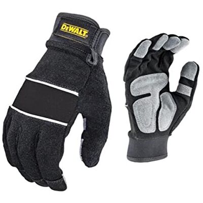 DeWalt Gants de Travail Noir, DPG215L EU - Publicité DeWalt Gants de Travail Noir, DPG215L EU - Publicité