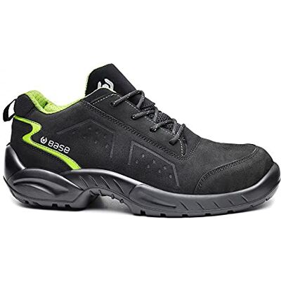 Base Protection , Chester Chaussure de Sécurité pour Hommes et Femmes, Noir et Vert, Taille 49 - Publicité Base Protection , Chester Chaussure de Sécurité pour Hommes et Femmes, Noir et Vert, Taille 49 - Publicité