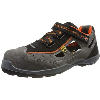 Base Protection , Aerobic Esd Chaussure de Sécurité pour Hommes et Femmes, Gris et Orange, Taille 42 - Publicité Base Protection , Aerobic Esd Chaussure de Sécurité pour Hommes et Femmes, Gris et Orange, Taille 42 - Publicité