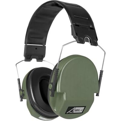 ACE Schakal MIL-I Casque antibruit Protecteur auditif Conforme à la Norme Militaire pour la Chasse et Le tir Sportif Tactique & Robuste Vert - Publicité ACE Schakal MIL-I Casque antibruit Protecteur auditif Conforme à la Norme Militaire pour la Chasse et Le tir Sportif Tactique & Robuste Vert - Publicité
