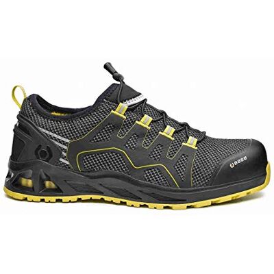 Base Protection Mixte K-balance Chaussures de s curit, Noir Jaune, 44 EU - Publicité Base Protection Mixte K-balance Chaussures de s curit, Noir Jaune, 44 EU - Publicité