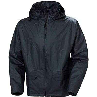 Helly Hansen Workwear Men's Voss Waterproof Rain Jacket - Publicité Helly Hansen Workwear Men's Voss Waterproof Rain Jacket - Publicité