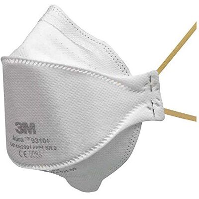 3M 7000088725 AURA Respirateur jetable, FFP1, Unvalved, Blanc, Pack de 20 - Publicité 3M 7000088725 AURA Respirateur jetable, FFP1, Unvalved, Blanc, Pack de 20 - Publicité