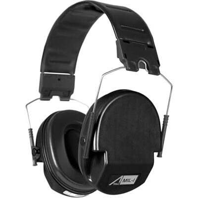 ACE Schakal MIL-I Casque antibruit Protecteur auditif Conforme à la Norme Militaire pour la Chasse et Le tir Sportif Tactique & Robuste Noir - Publicité ACE Schakal MIL-I Casque antibruit Protecteur auditif Conforme à la Norme Militaire pour la Chasse et Le tir Sportif Tactique & Robuste Noir - Publicité