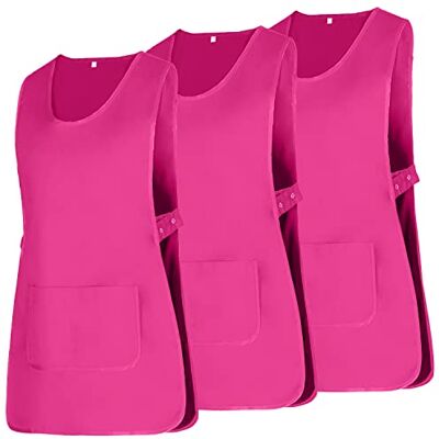 Misemiya Forfait 3 Unités Tablier Nettoyage Uniforme DE Travail Clinique HÔPITAL Nettoyage VÉTÉRINAIRE SANTÉ HÔTELLERIE Ref.868 Large, Rose - Publicité Misemiya Forfait 3 Unités Tablier Nettoyage Uniforme DE Travail Clinique HÔPITAL Nettoyage VÉTÉRINAIRE SANTÉ HÔTELLERIE Ref.868 Large, Rose - Publicité
