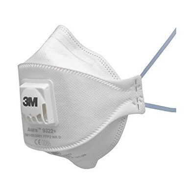 3M Respirateur jetable 9322+ AURA, FFP2, Valved, paquet de 10 - Publicité 3M Respirateur jetable 9322+ AURA, FFP2, Valved, paquet de 10 - Publicité