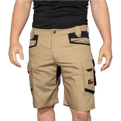 ACE Constructor Short de Travail pour Homme, Beige, 44 - Publicité ACE Constructor Short de Travail pour Homme, Beige, 44 - Publicité