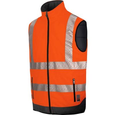 WüRTH MODYF Gilet de travail haute-visibilité réversible orange fluo Taille M - Publicité WüRTH MODYF Gilet de travail haute-visibilité réversible orange fluo Taille M - Publicité