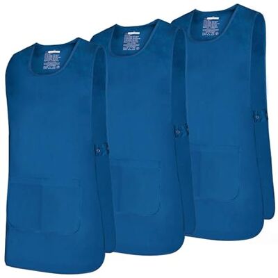 Misemiya Forfait 3 Unités Tablier Nettoyage Uniforme DE Travail Clinique HÔPITAL Nettoyage VÉTÉRINAIRE SANTÉ HÔTELLERIE Ref.868 X-Large, Azul 37 - Publicité Misemiya Forfait 3 Unités Tablier Nettoyage Uniforme DE Travail Clinique HÔPITAL Nettoyage VÉTÉRINAIRE SANTÉ HÔTELLERIE Ref.868 X-Large, Azul 37 - Publicité