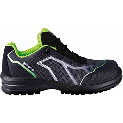 Base Protection , Oren Chaussure de Sécurité pour Hommes et Femmes, Noir et Vert, Taille 43 - Publicité Base Protection , Oren Chaussure de Sécurité pour Hommes et Femmes, Noir et Vert, Taille 43 - Publicité