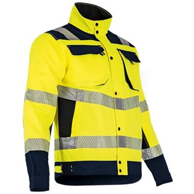 LMA WORKWEAR 1880 LMA Lebeurre Veste authentic haute visibilité REFLEXION Jaune fluo - Publicité LMA WORKWEAR 1880 LMA Lebeurre Veste authentic haute visibilité REFLEXION Jaune fluo - Publicité