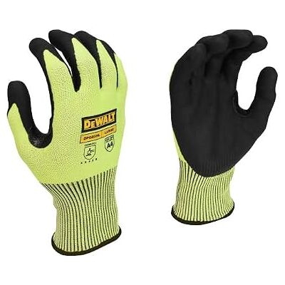 DeWalt Gants haute visibilité avec grip en D Taille L/9 - Publicité DeWalt Gants haute visibilité avec grip en D Taille L/9 - Publicité