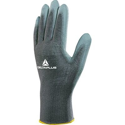 Deltaplus Gant Tricot polyamide paume Enduite polyuréthane Jauge 13 coloris Gris Taille 9-Paire - Publicité Deltaplus Gant Tricot polyamide paume Enduite polyuréthane Jauge 13 coloris Gris Taille 9-Paire - Publicité