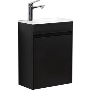 Lavabo mobile BADPLAATS Sinta 40x22cm Noir - Meuble salle de bain Lavabo - Publicité Lavabo mobile BADPLAATS Sinta 40x22cm Noir - Meuble salle de bain Lavabo - Publicité