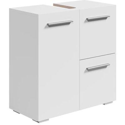 Meuble de bain Mars - Blanc - 60x30x60cm - Meuble de base - Publicité Meuble de bain Mars - Blanc - 60x30x60cm - Meuble de base - Publicité