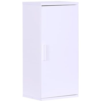 Relaxdays Armoire de Salle de Bain Suspendue, 2 Compartiments, H x L x P : 62 x 30 x 21 cm, étagère réglable, MDF Blanc - Publicité Relaxdays Armoire de Salle de Bain Suspendue, 2 Compartiments, H x L x P : 62 x 30 x 21 cm, étagère réglable, MDF Blanc - Publicité