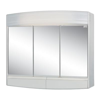 Jokey Sieper Topaze Eco Armoire à miroir avec éclairage LED 60 cm de large, en plastique, blanche, avec prise - Publicité Jokey Sieper Topaze Eco Armoire à miroir avec éclairage LED 60 cm de large, en plastique, blanche, avec prise - Publicité
