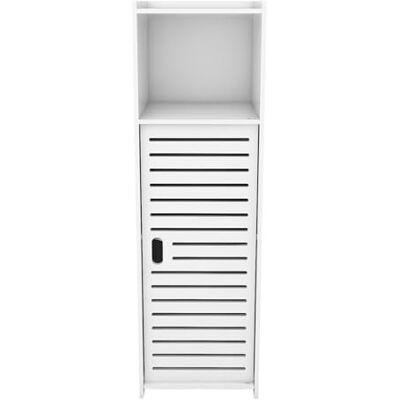 LANTUS Meuble de Rangement pour Toilettes, Placard, Étagère Réglable, Pieds Résistant à l’Eau, Petits Espaces, Petite Armoire de Salle de Bain pour Salle de Bain, Salon,25 * 22 * 80cm-Blanc - Publicité LANTUS Meuble de Rangement pour Toilettes, Placard, Étagère Réglable, Pieds Résistant à l’Eau, Petits Espaces, Petite Armoire de Salle de Bain pour Salle de Bain, Salon,25 * 22 * 80cm-Blanc - Publicité