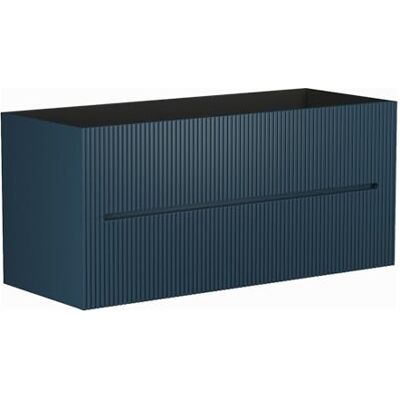 Unique Meuble sous Vasque Suspendu strié Bleu 120 cm PAVANI - Publicité Unique Meuble sous Vasque Suspendu strié Bleu 120 cm PAVANI - Publicité
