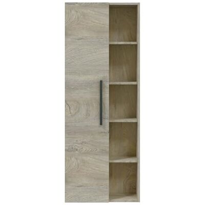 PEGANE Colonne Salle de Bain Suspendue avec 1 Porte Coloris Alaska chêne à nœuds Hauteur 135 x Longueur 51 x Profondeur 25 cm - Publicité PEGANE Colonne Salle de Bain Suspendue avec 1 Porte Coloris Alaska chêne à nœuds Hauteur 135 x Longueur 51 x Profondeur 25 cm - Publicité
