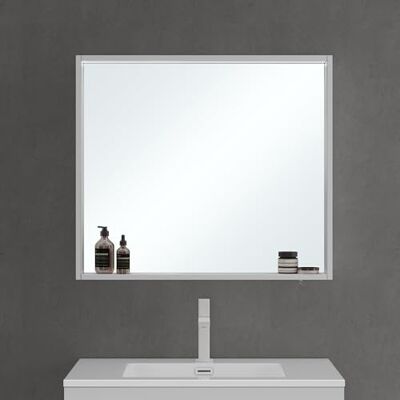 Mai & Mai Armoire Murale Blanc Mat avec Miroir LED Salle de Bain 80cm - Publicité Mai & Mai Armoire Murale Blanc Mat avec Miroir LED Salle de Bain 80cm - Publicité