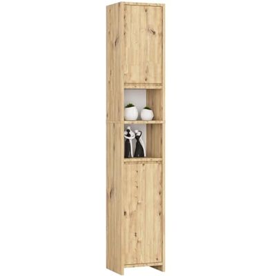 AKORD Socle de Salle de Bain Etagère Pratique Petit Meuble Salle de Bain Couleurs universelles Colonne Salle de Bain Rangement Chêne Artisan & Chêne Artisan - Publicité AKORD Socle de Salle de Bain Etagère Pratique Petit Meuble Salle de Bain Couleurs universelles Colonne Salle de Bain Rangement Chêne Artisan & Chêne Artisan - Publicité