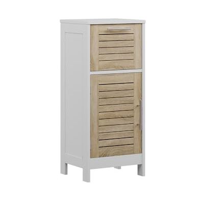 Vicco Meuble Salle de Bain Looma, Blanc/chêne, 35x80cm avec 1 tiroir, utilisable comme Armoire de Rangement sur Machine à Laver ou Toilettes - Publicité Vicco Meuble Salle de Bain Looma, Blanc/chêne, 35x80cm avec 1 tiroir, utilisable comme Armoire de Rangement sur Machine à Laver ou Toilettes - Publicité