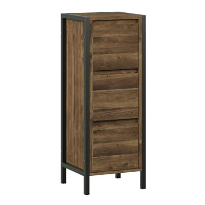 Vicco Meuble Salle de Bain Naola, Chêne/Noir, 30x80cm avec 3 tiroirs, pour Le Rangement des Accessoires de Salle de Bain et des Serviettes - Publicité Vicco Meuble Salle de Bain Naola, Chêne/Noir, 30x80cm avec 3 tiroirs, pour Le Rangement des Accessoires de Salle de Bain et des Serviettes - Publicité