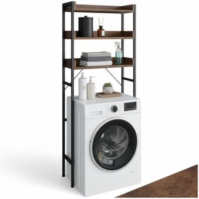 tectake ® Étagère de Salle de Bain Meuble Salle de Bain en Bois et Acier 3 Niveaux 63 x 25 x 165 cm Meuble Industriel Meuble de Rangement WC avec système Anti-basculement, Meuble de Salle de Bain - Publicité tectake ® Étagère de Salle de Bain Meuble Salle de Bain en Bois et Acier 3 Niveaux 63 x 25 x 165 cm Meuble Industriel Meuble de Rangement WC avec système Anti-basculement, Meuble de Salle de Bain - Publicité
