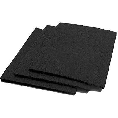 AllSpares Filtre à charbon (3pcs) compatible pour Brandt 79X8361 / AK204AE1 / 74X1075 par Noir - Publicité AllSpares Filtre à charbon (3pcs) compatible pour Brandt 79X8361 / AK204AE1 / 74X1075 par Noir - Publicité