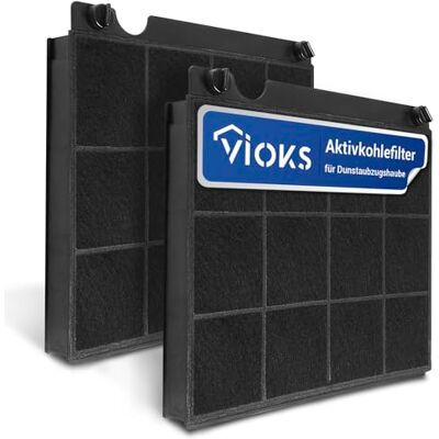 VIOKS SET 2x Filtres à Charbon Actif Hotte D'aspiration Remplacement pour Elica Model15 Wpro 484000008575 CHF15/1 Type15 MCFE01 902980045/6 197465 AH040 FCH160 49019595 9029793818 - Publicité VIOKS SET 2x Filtres à Charbon Actif Hotte D'aspiration Remplacement pour Elica Model15 Wpro 484000008575 CHF15/1 Type15 MCFE01 902980045/6 197465 AH040 FCH160 49019595 9029793818 - Publicité