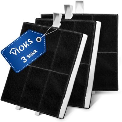 VIOKS Lot de 3 filtres à charbon actif pour hotte aspirante 270 x 225 mm Remplacement pour Balay 0360732 et extracteur de cuisine - Publicité VIOKS Lot de 3 filtres à charbon actif pour hotte aspirante 270 x 225 mm Remplacement pour Balay 0360732 et extracteur de cuisine - Publicité