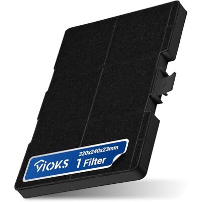 VIOKS Filtre à charbon actif pour hotte aspirante Bosch 11026771 DHZ5346 Neff Z5102X1 Siemens LZ53451 Balay Constructa Junker Filtre pour hotte aspirante - Publicité VIOKS Filtre à charbon actif pour hotte aspirante Bosch 11026771 DHZ5346 Neff Z5102X1 Siemens LZ53451 Balay Constructa Junker Filtre pour hotte aspirante - Publicité