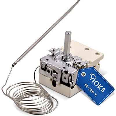 VIOKS Thermostat 50-320 °C pour remplacement du four pour EGO 5518062050 et pièces de rechange pour Zankar/Accessoires de four AEG/JUNO / Thermostat Bosch / Küppersbusch Cuisinière avec accessoires de - Publicité VIOKS Thermostat 50-320 °C pour remplacement du four pour EGO 5518062050 et pièces de rechange pour Zankar/Accessoires de four AEG/JUNO / Thermostat Bosch / Küppersbusch Cuisinière avec accessoires de - Publicité