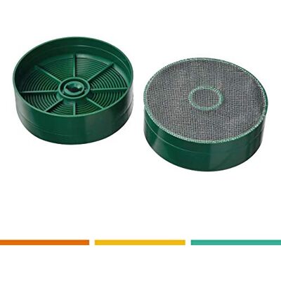 Fac Filtre à Charbon Actif FC101 – Fabrication Italienne – Compatible Gorenje 240745, Electrolux 9029798809, Ikea NYTTIG FIL 120 – Lot de 2 – Ø 125 mm – Haute Performance - Publicité Fac Filtre à Charbon Actif FC101 – Fabrication Italienne – Compatible Gorenje 240745, Electrolux 9029798809, Ikea NYTTIG FIL 120 – Lot de 2 – Ø 125 mm – Haute Performance - Publicité