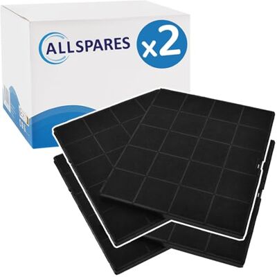 AllSpares Lot de 4 filtres à charbon actif pour hottes aspirantes Airforce AFFCAF16, AEG, 9029798767, ECFB01, Zanussi, Whirlpool 481248048198, 237 x 192 x 10 mm - Publicité AllSpares Lot de 4 filtres à charbon actif pour hottes aspirantes Airforce AFFCAF16, AEG, 9029798767, ECFB01, Zanussi, Whirlpool 481248048198, 237 x 192 x 10 mm - Publicité
