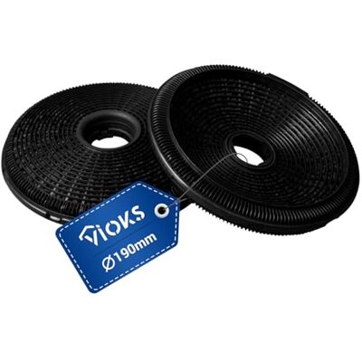 VIOKS Lot de 2 filtres à charbon de rechange pour hotte aspirante AG Elеctrolux 902979370/1 - Publicité VIOKS Lot de 2 filtres à charbon de rechange pour hotte aspirante AG Elеctrolux 902979370/1 - Publicité