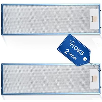 VIOKS Lot de 2 filtres à graisse de rechange pour hotte aspirante AEG 405534414/9 - Publicité VIOKS Lot de 2 filtres à graisse de rechange pour hotte aspirante AEG 405534414/9 - Publicité