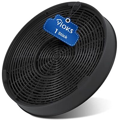 VIOKS Filtre à charbon pour hotte aspirante Diamètre : 196 mm Remplace Electrolux 902979357/8 50290659007 Franke 112.0016.755 Bosch Siеmens 00748732 DHZ5316 LZ55651 Miеle 6532971 Filtre de train - Publicité VIOKS Filtre à charbon pour hotte aspirante Diamètre : 196 mm Remplace Electrolux 902979357/8 50290659007 Franke 112.0016.755 Bosch Siеmens 00748732 DHZ5316 LZ55651 Miеle 6532971 Filtre de train - Publicité