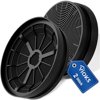 VIOKS 2 x Filtre de hotte à charbon de rechange pour Respekta MIZ0023N 175 mm de diamètre, hotte à recirculation, filtre à charbon actif, hotte de cuisinière Respekta MIZ 0023 Filtre d'extraction de - Publicité VIOKS 2 x Filtre de hotte à charbon de rechange pour Respekta MIZ0023N 175 mm de diamètre, hotte à recirculation, filtre à charbon actif, hotte de cuisinière Respekta MIZ 0023 Filtre d'extraction de - Publicité