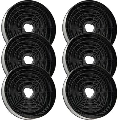 AllSpares Filtre à charbon (6 pcs.) pour hottes aspirantes Adapté pour Candy KFC6918 / 35602061 et Airlux CR390 (Ø170x35mm) - Publicité AllSpares Filtre à charbon (6 pcs.) pour hottes aspirantes Adapté pour Candy KFC6918 / 35602061 et Airlux CR390 (Ø170x35mm) - Publicité
