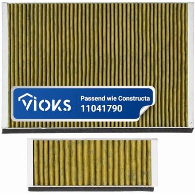 VIOKS Lot de 2 filtres à charbon actif de rechange pour hotte aspirante Bosch Siеmens 11041790 - Publicité VIOKS Lot de 2 filtres à charbon actif de rechange pour hotte aspirante Bosch Siеmens 11041790 - Publicité